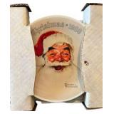 1988 Norman Rockwell Santa Collectors Plate