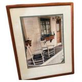 Rustic Porch Rocking Chair Print