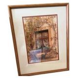 Signed Architectural Window Print