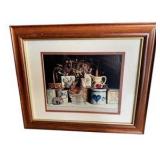 Signed Country Kitchen Still Life Print