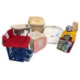 Trashcans, Crates, Light Bulbs, Fan & More