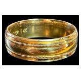 14K Men’s Hoff Jewelers Gold Band Ring - Size 10