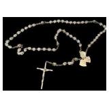 Crystal/Clear Bead Rosary