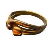 Size 8 - 10k Gold Twist Ring