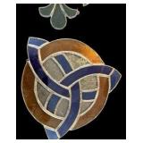 Four Stained Glass Art Pieces