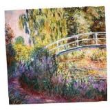 Claude Monet Print of The Japanese Bridge, Pond with Water Lilies