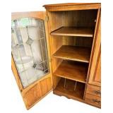 Solid Oak Entertainment Center