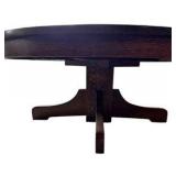 Solid Oak Round Coffee Table
