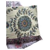 Brand New Patterned Light Weight Throw/Top Blankets