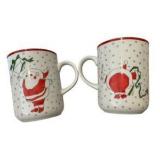 Night Before Christmas Coffee Cups by George Briard