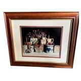 Signed Country Kitchen Still Life Print