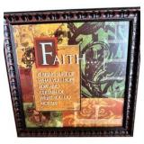 Hebrews 11:1 Faith Framed Print