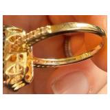 14K Citrine Ring