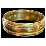 14K Men’s Hoff Jewelers Gold Band Ring - Size 10