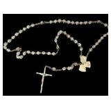 Crystal/Clear Bead Rosary