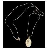 St. Anne de Beaupré Silver Necklace