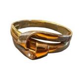 Size 8 - 10k Gold Twist Ring