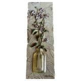 3-piece Floral Resin Wall Plaques