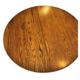 Solid Oak Round Coffee Table