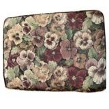 Floral Print Arm Chair with Ottoman