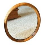Pair of Oval Oak Mirrors