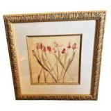 Pair of Framed Tulip Flower Prints