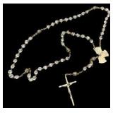 Crystal/Clear Bead Rosary