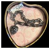 Brighton Bibi Heart Charm Bracelet