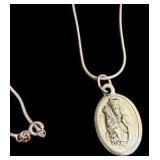 St. Anne de Beaupré Silver Necklace