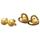 Genuine Pearl Earrings
