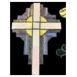 Four Stained Glass Art Pieces