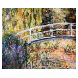 Claude Monet Print of The Japanese Bridge, Pond with Water Lilies