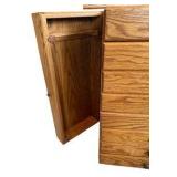 Solid Oak Jewelry Box