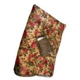 Pink, Green & Brown Floral Comforter Set