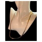 14K Herringbone Gold Necklace