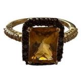 14K Citrine Ring
