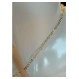 Ross-Simons Italian 24kt Yellow Gold Fleur-De-Lis Five-Gram Ingot Pendant Necklace -14kt Gold Frame
