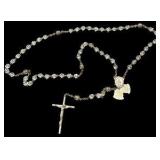 Crystal/Clear Bead Rosary