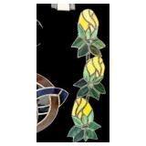 Four Stained Glass Art Pieces