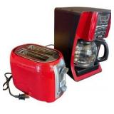 Coffee Pot & Toaster