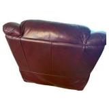 Wine Red Leather Reclining Chair