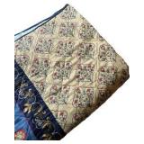 Blue & Yellow King Size Comforter Set