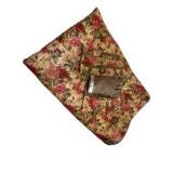 Pink, Green & Brown Floral Comforter Set