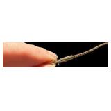 14K Tri Color “V” Shape Necklace