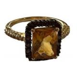 14K Citrine Ring