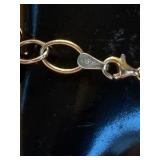 14k Heart Charm Braclet