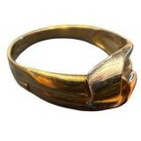 Size 8 - 10k Gold Twist Ring