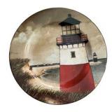Set of 4 Collector Lighthouse Plates