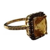 14K Citrine Ring