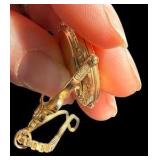 Vintage 14K Swivel Locket Pendant Necklace